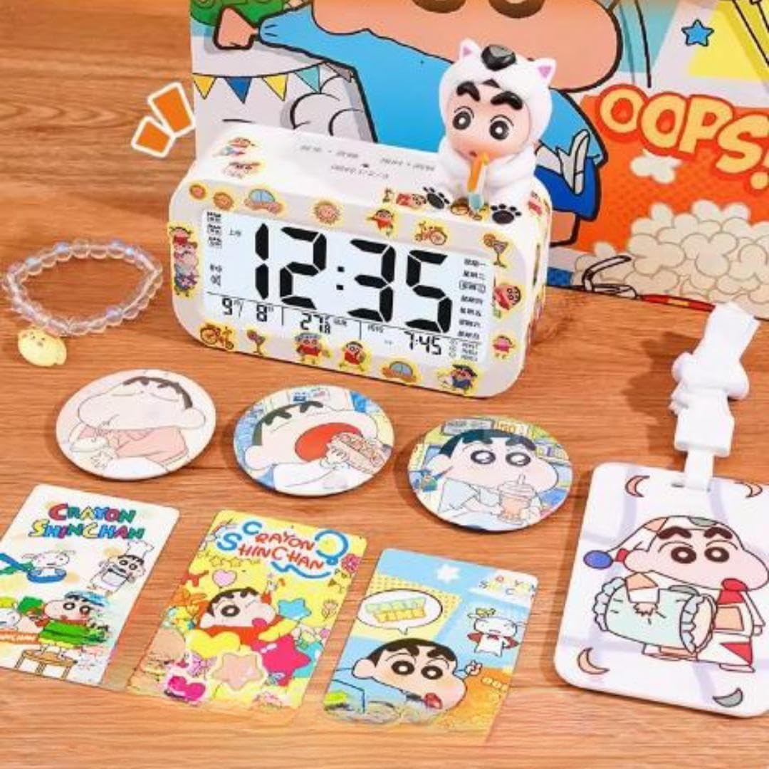 Amazon.co.jp: クレヨンしんちゃん 目覚まし時計 スピーカー 置き時計