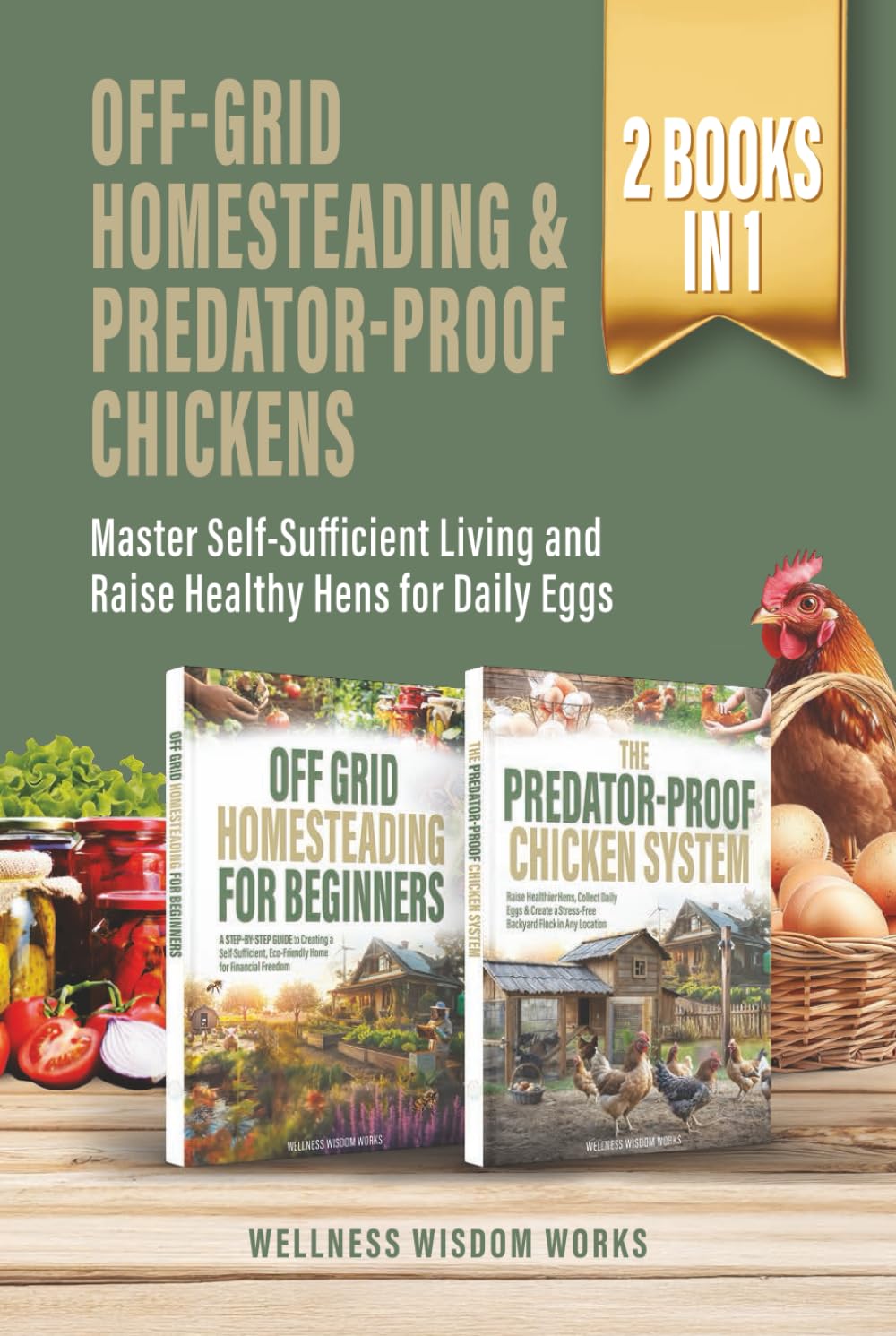 The Complete Homesteader's Bundle - off-Grid Living & Backyard Chickens: Achieve Self-Reliance Through Sustainable Systems and Raise Predator-Proof Hens for Fresh Daily Eggs