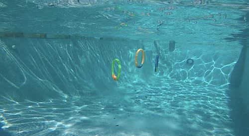 Miniatura 8 de Water Sports Anillos de buceo iluminados  Divertidos juguetes de piscina submarina para niños, surtidos, 8 x 7 pulgadas