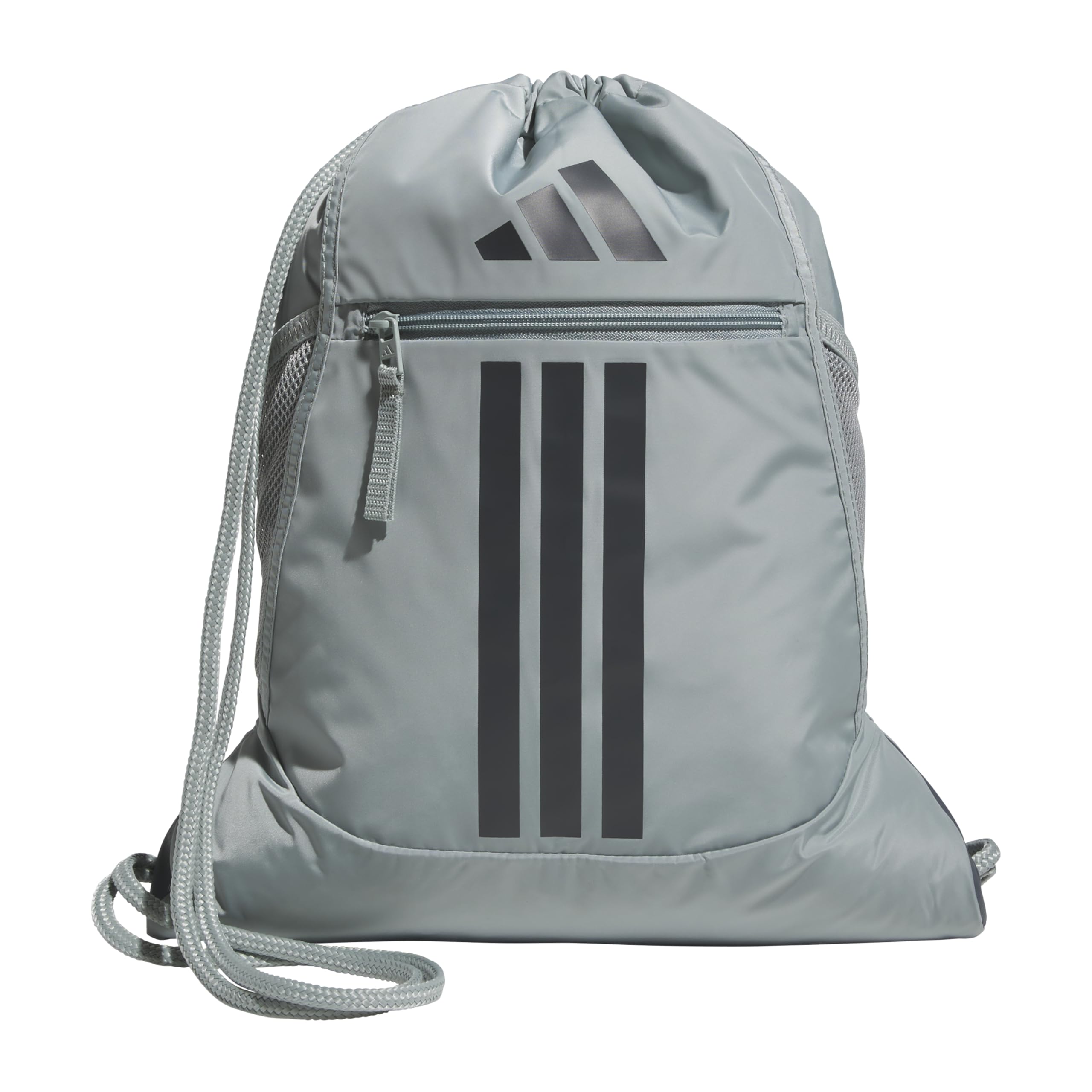 adidas Alliance Sackpack – Drawstring Backpack Small Bag for Men and Women, 3/Wonder Sage Green/Grey Six, One Size, Alliance Sackpack – Drawstring Backpack Small Bag for Men and Women