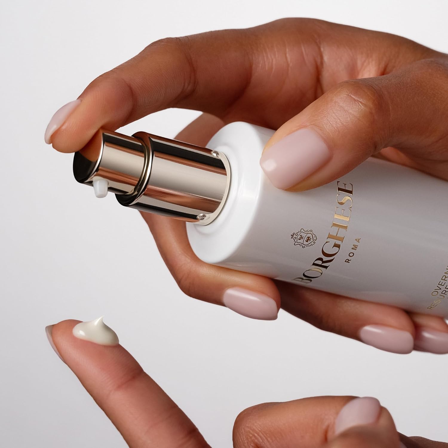 Borghese Overnight Resurfacing Mask With AHA & BHA - Leave-On Exfoliating Mask with Glycolic Acid, Lactic Acid, & Hyaluronic Acid, For All Skin Types