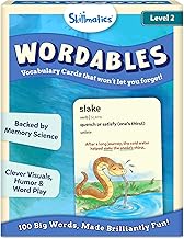 Skillmatics Vocabulary Flash Cards for Kids - Learn 100 Words with Wordplay, Visuals & Soundplay, Educational Gift for Ages 10, 11, 12, & Up, Screen-Free Language Game