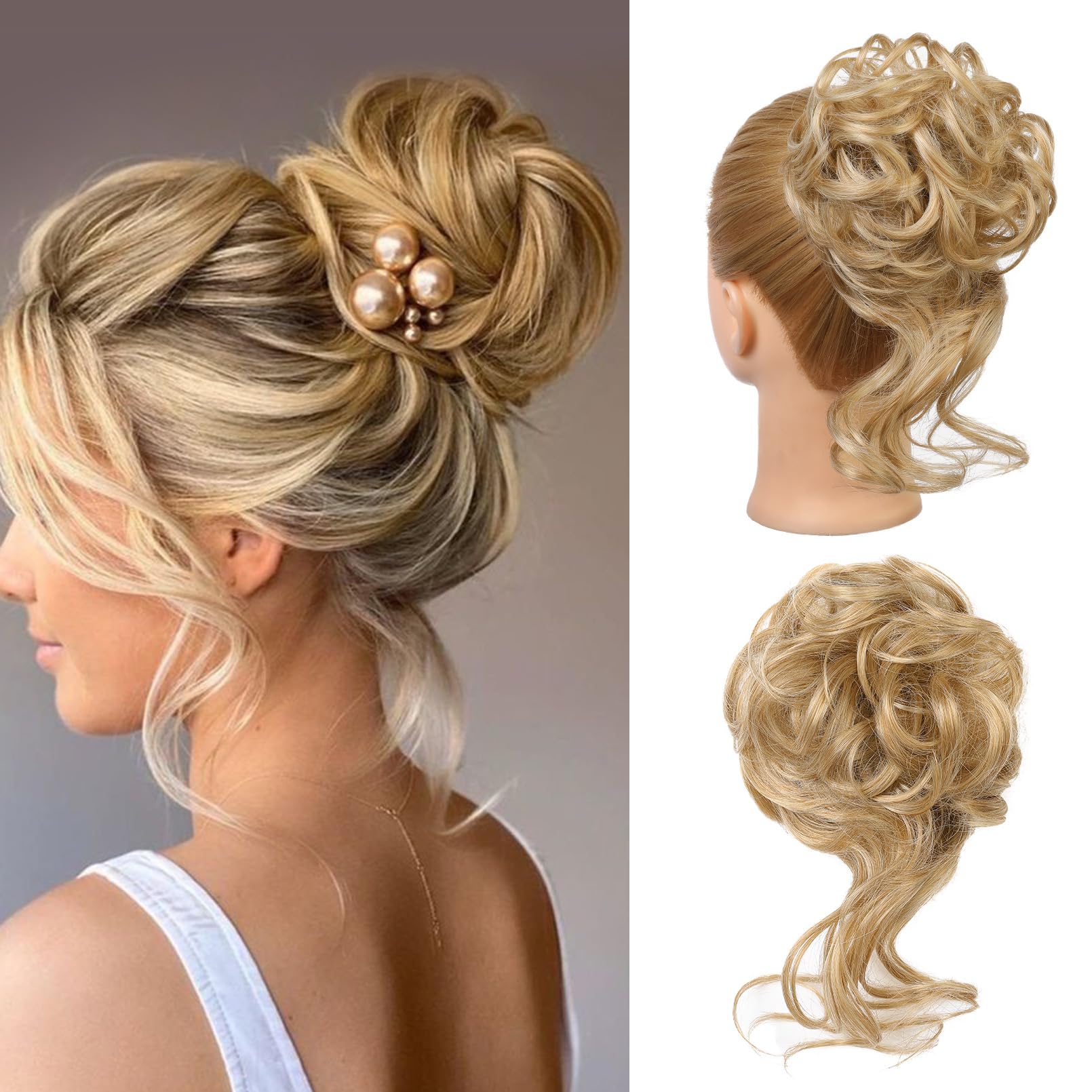 REECHO Messy Bun Hair Piece