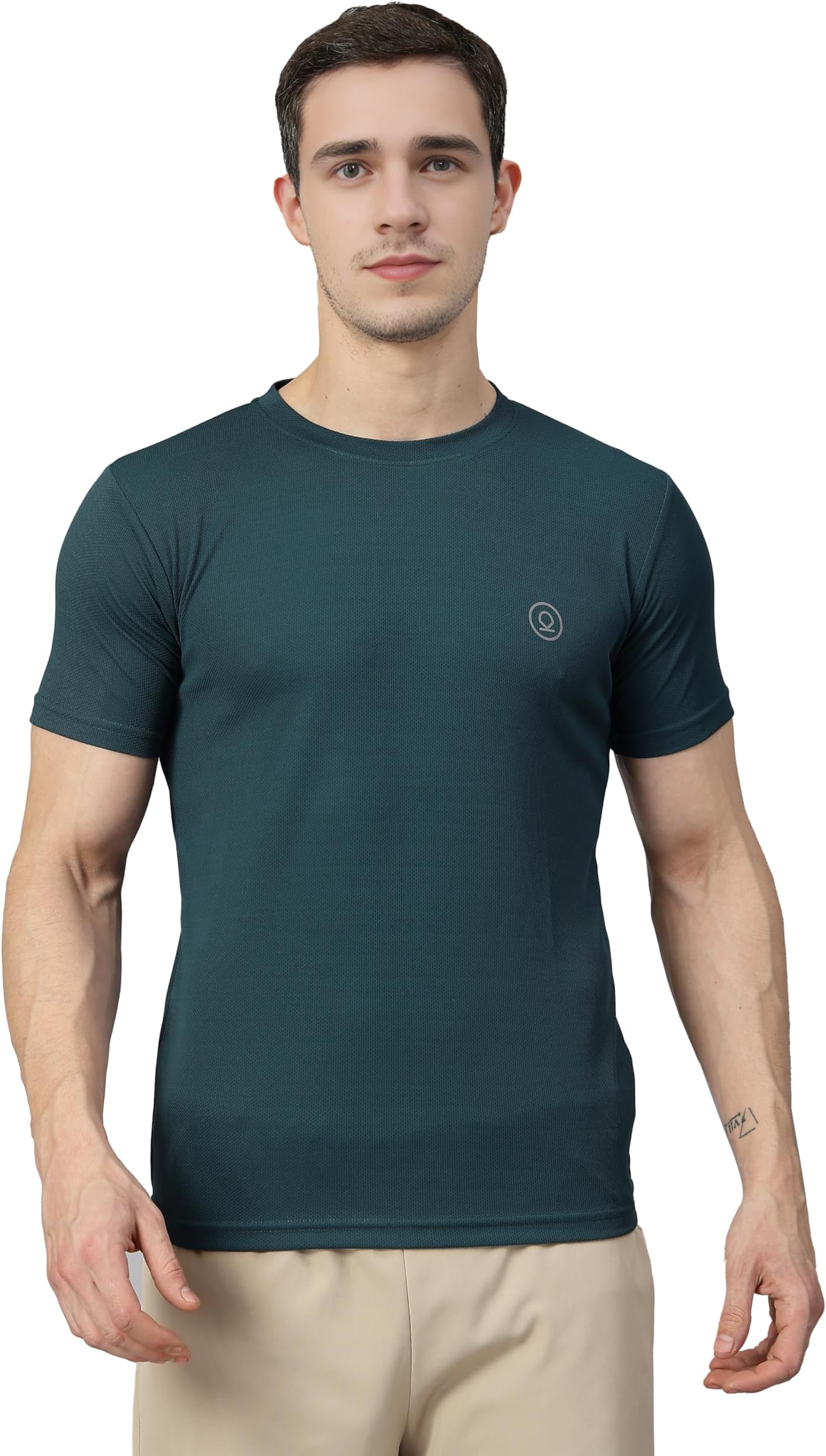 Gym T Shirts for Men Workout Activewear Solid Quick Dry Sports Tshirt for man Breathable Lightweight Half Sleeve Regular Fit Round Neck Running Boys T Shirt