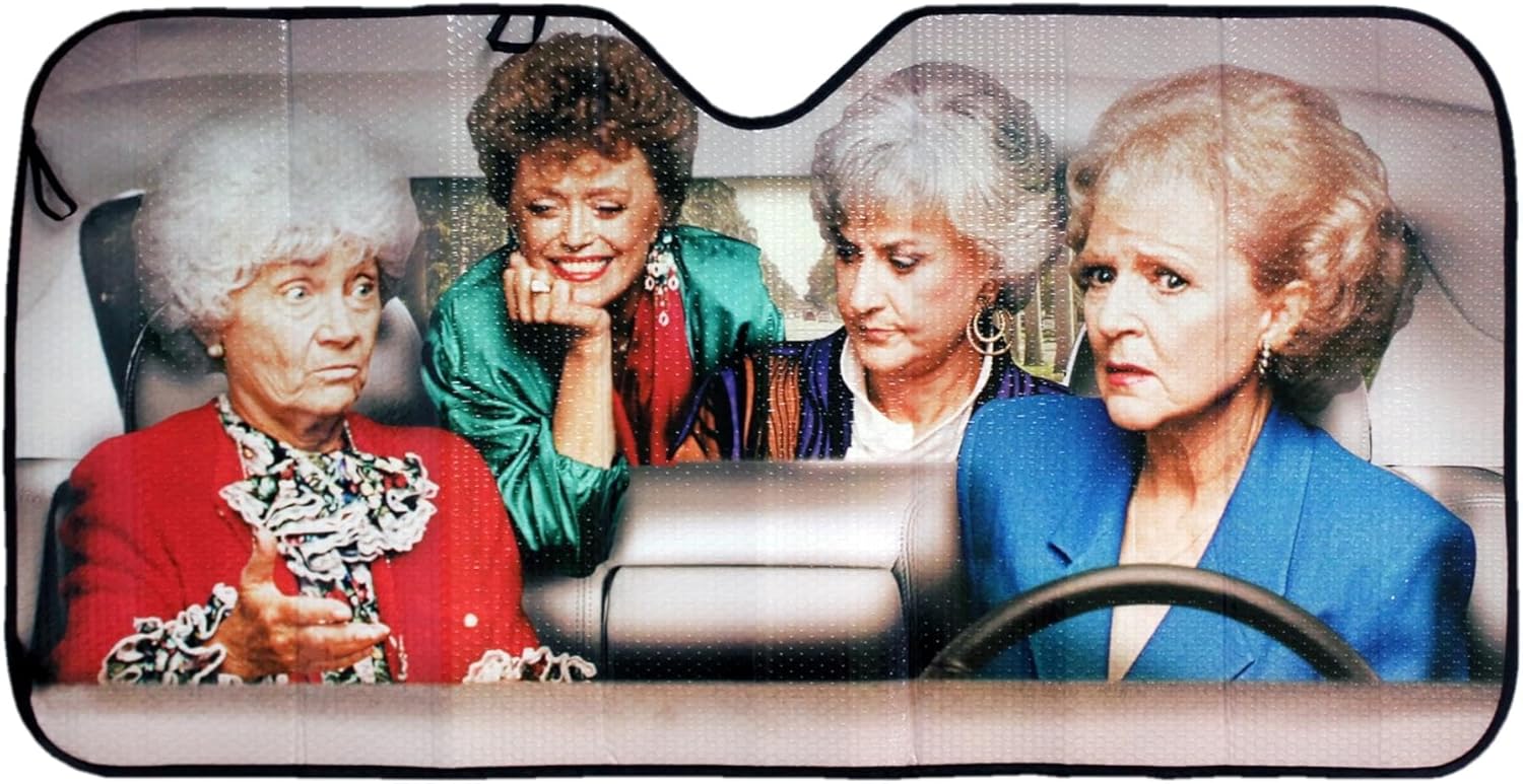 The Golden Girls 57 X 28 Inch Car Sunshade