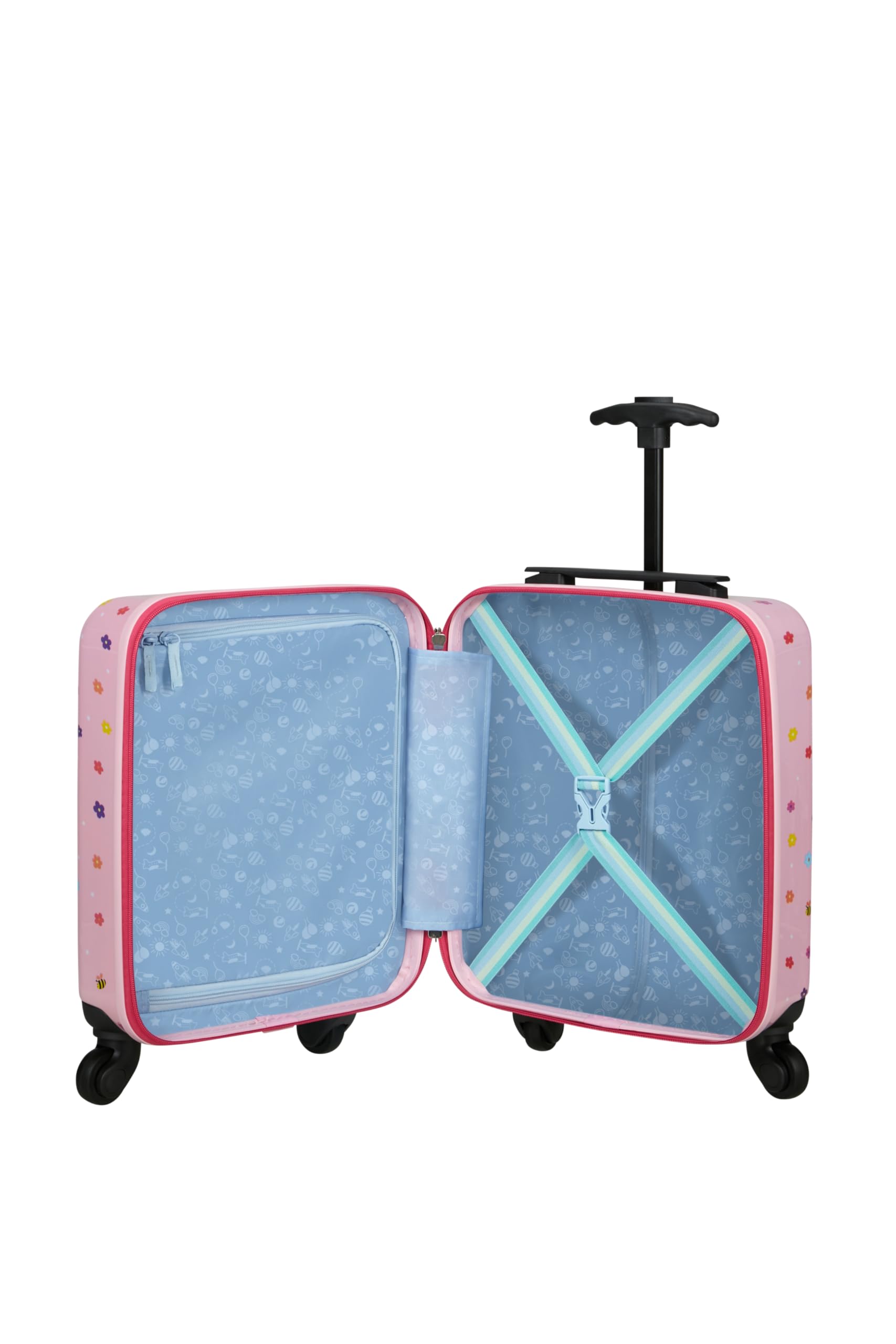 Samsonite Daydream Disney - Minnie Mouse Kinderkoffer 45 x 33 x 20 cm, 24 L - Hartschalen Handgepäck Trolley, passend für die meisten Airlines inkl. EasyJet - mit 4 Rollen - Minnie Flower Power