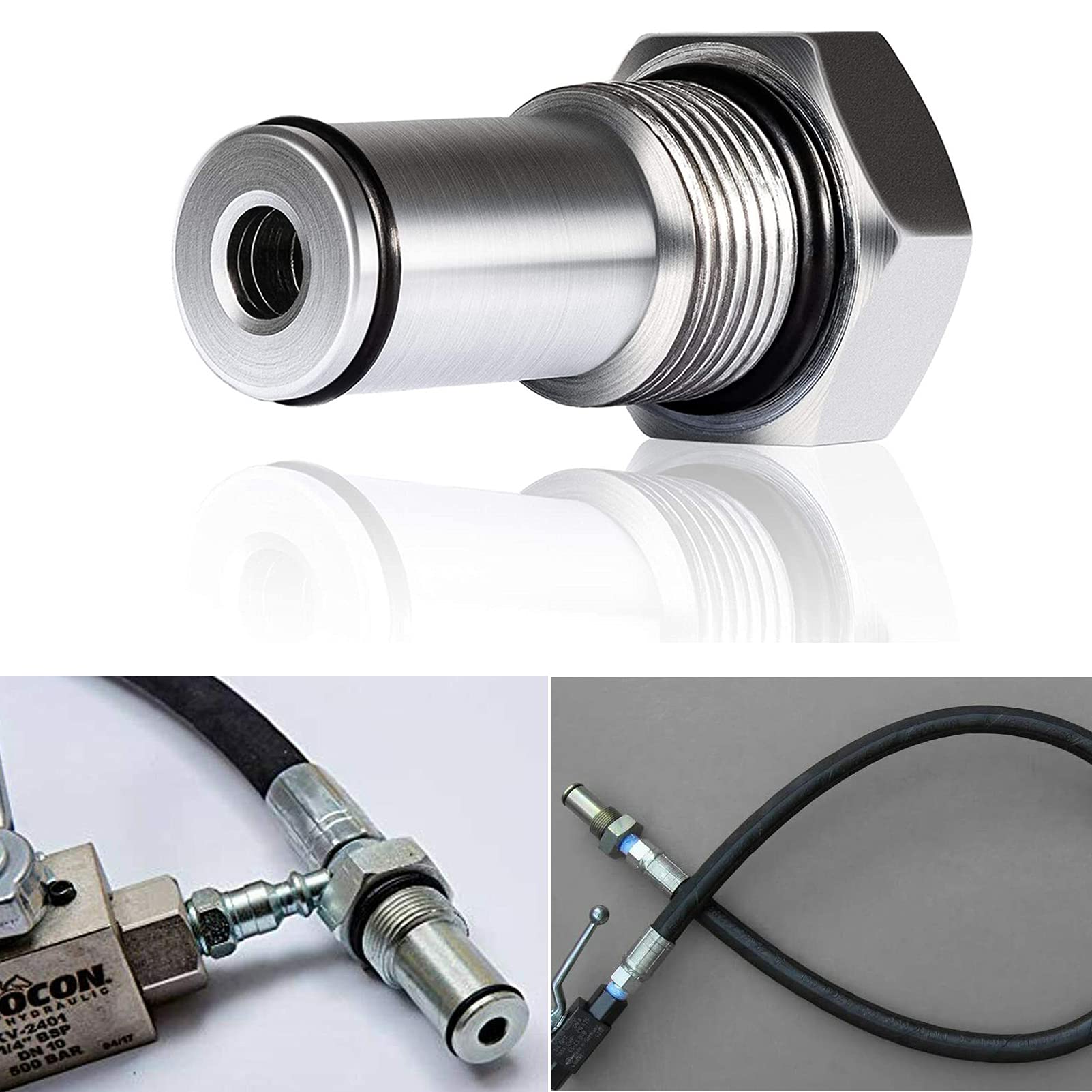 CASTNOOHigh Pressure Oil Pump IPR Valve Air Test Fitting Tool Compatible with Ford 6.0L Powerstroke Diesel Engine