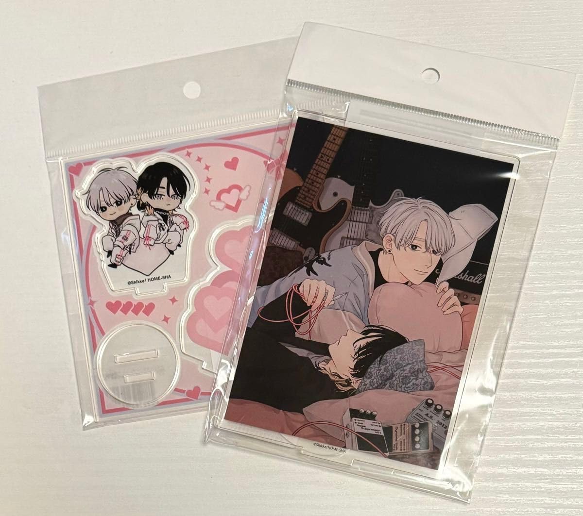 ピンクハートジャム アクスタ 2点 コミック】ピンクハートジャム beat