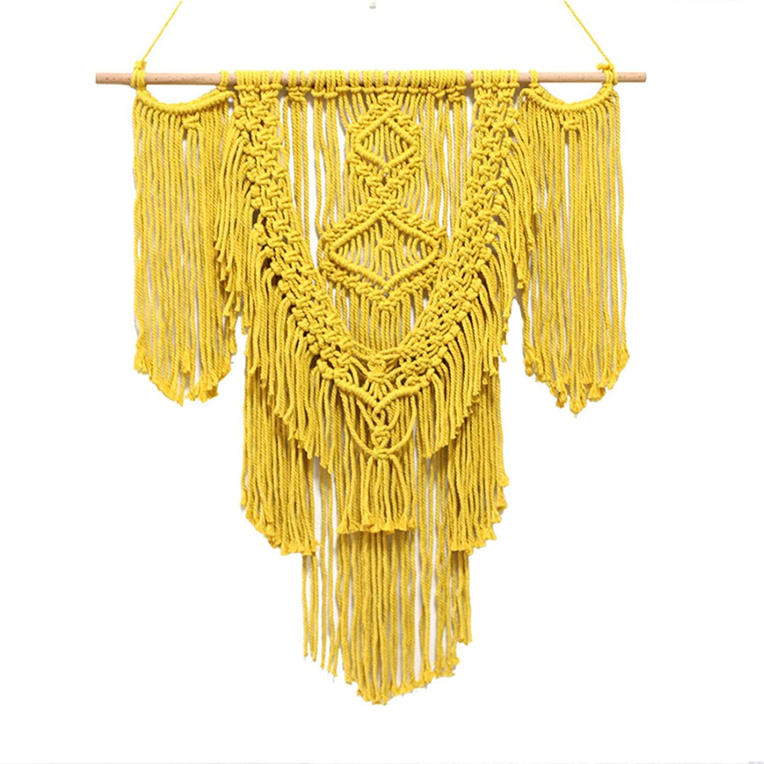 CRYSEU Bohemian Tapestry Art Woven Large Macrame Wall Decor