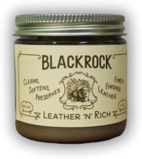 Blackrock Leather 'N' Rich Conditioner | Cleans, Softens & Preserves Leather Goods | Scuff Remover | 4 oz (1 Pack)