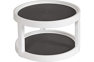 Kitchen Spaces Two Tier Lazy Susan: An Elegant Dressing Table Organizer