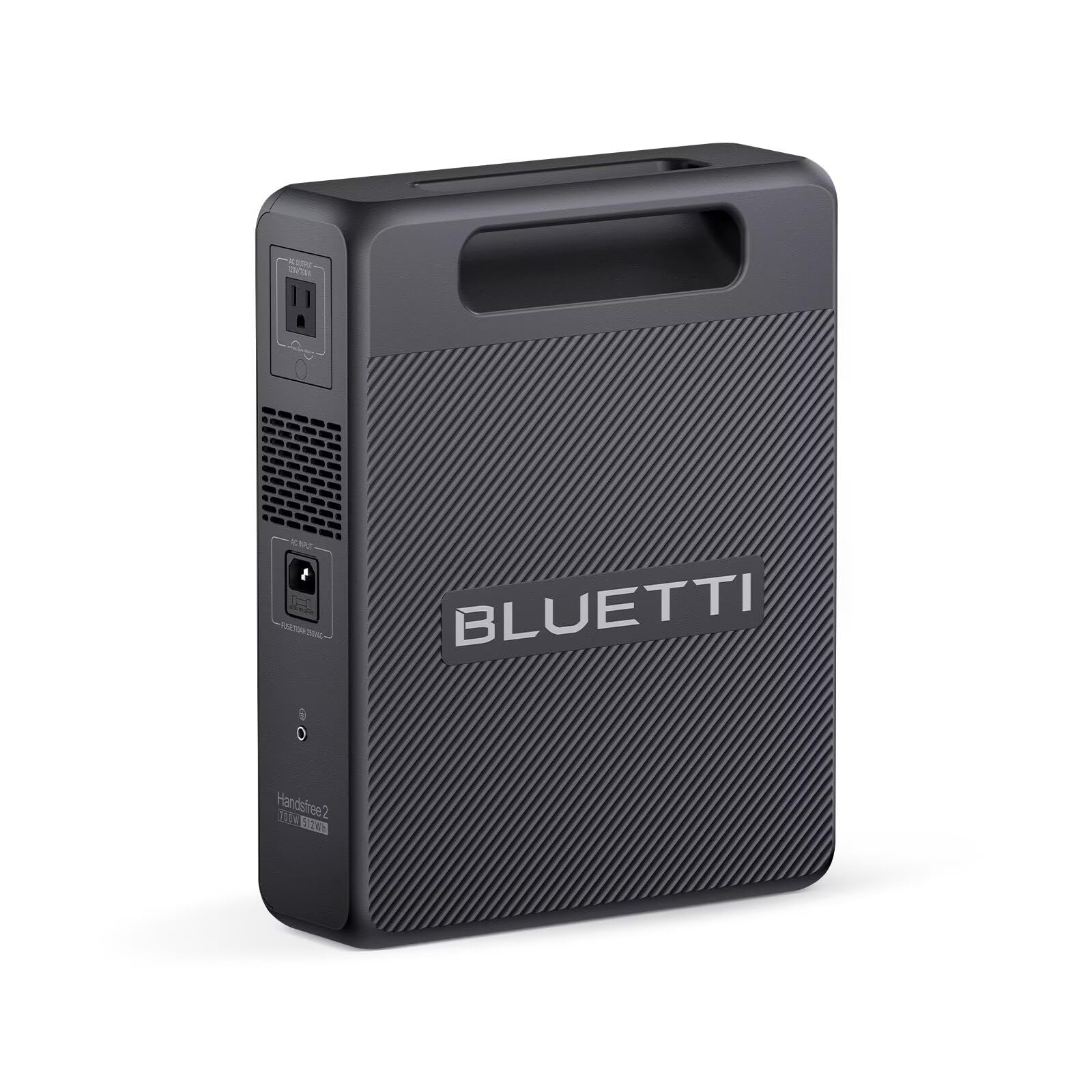 BLUETTI Handsfree 2 Portable Power Station 512Wh 700W Solar Generator 5 Output Ports LiFePO4 Battery Backup for Camping