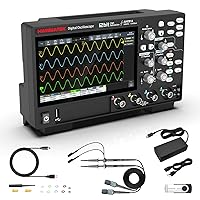 Vista 9 de HANMATEK DOS1102 - Osciloscopio digital con 110 MHz de ancho de banda, 2 canales y pantalla de 7 pulgadas / 18 cm, pantalla TFT-LCD, kit
