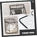 NHSK Enterprise Waterproof Hanging Storage Bag for Bathroom PVC Shower Tote Hooks for Toiletries and Clothes Space-Saving Organizer for Shower, Bathroom, Travel (1 pcs) gallery image