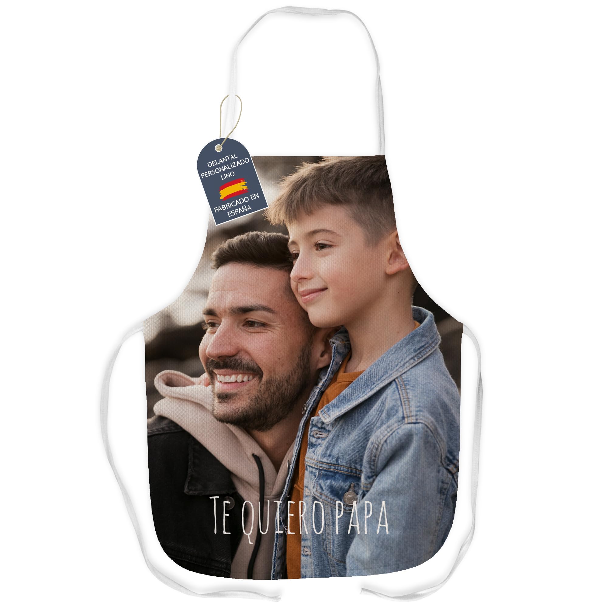 Delantal Personalizado Hombre. Delantal Cocina Mujer. Regalo Personalizado Mujer. Delantales Personalizados. Regalos Cocineros. Regalo amigo invisible. Delantales Originales. PREMIUM LINO 82x65cm