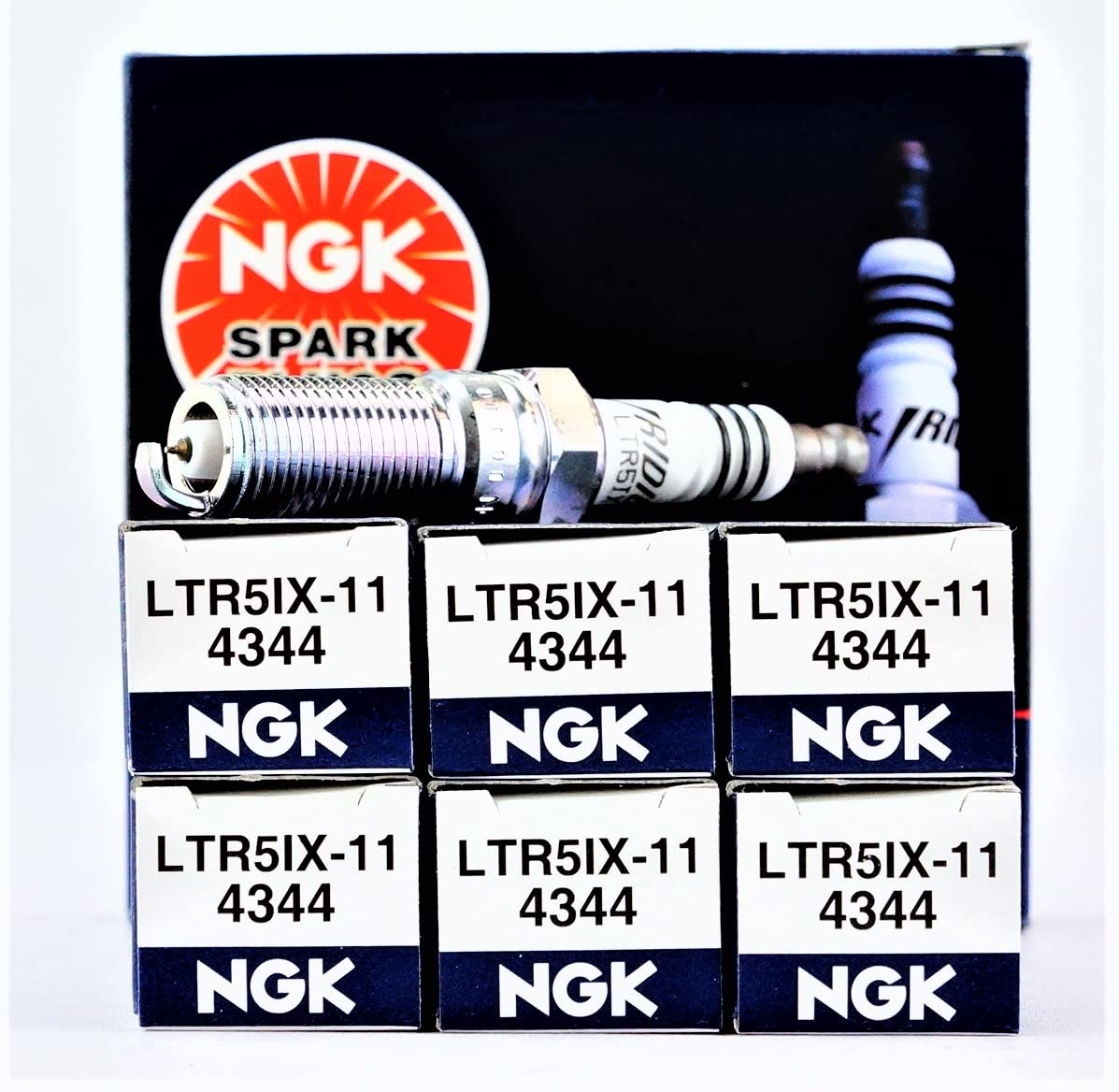 6 New NGK IRIDIUM IX Spark Plug LTR5IX-11 # 4344