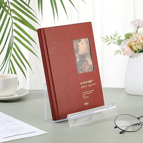 Vista 5 de Qunclay Soporte de acrílico transparente para monedero, soporte para lentes y tarjetero, organizador para bolsas, tarjetas de teléfono, tienda