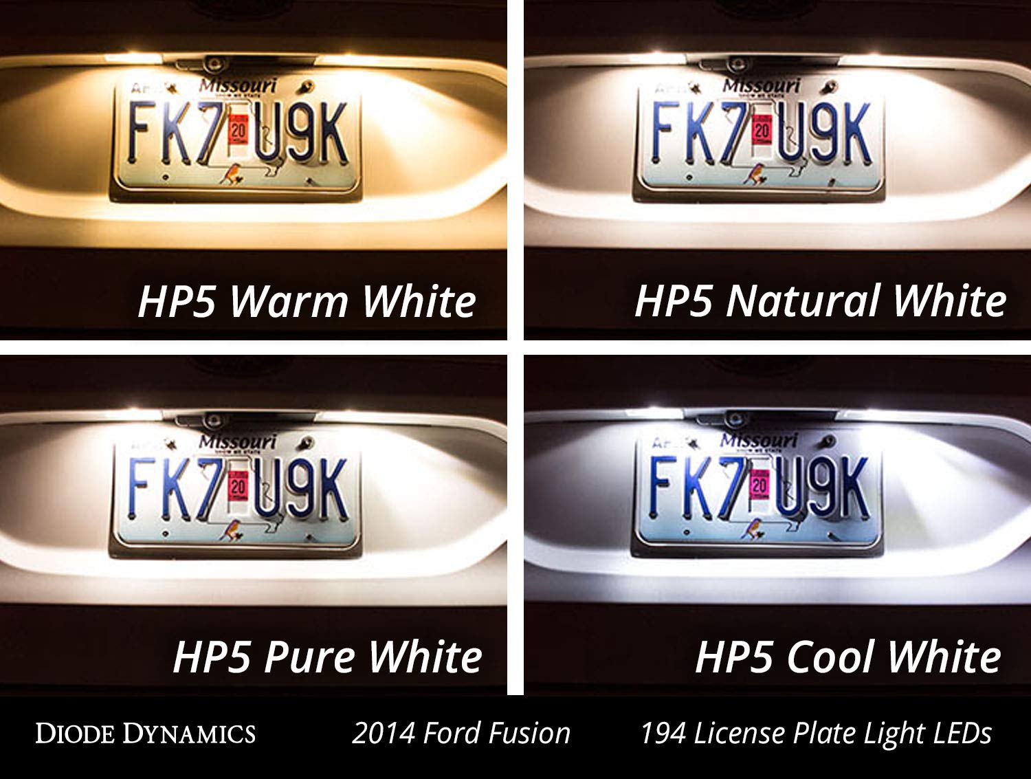 Amazon.com: Diode Dynamics License Plate LEDs compatible with Ford