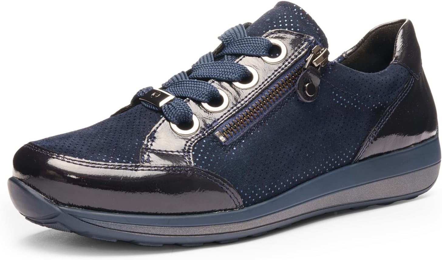 ARA Women’s Osaka-highsoft Sneaker, Blue, 6 UK