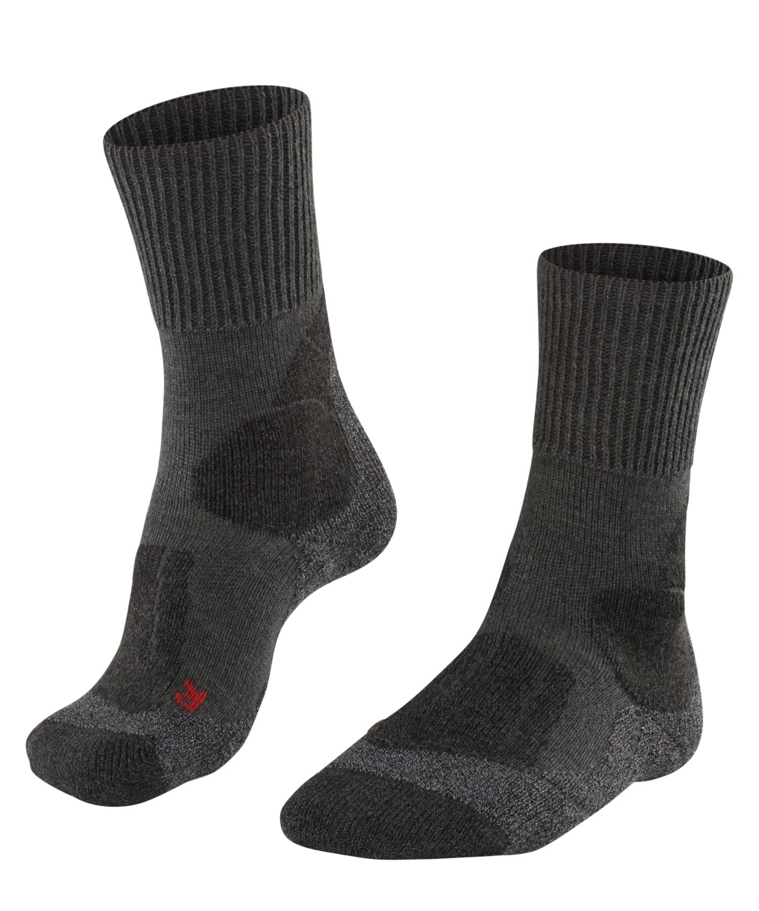 FALKE Women's TK1 Adventure Hiking Socks, Mid Calf, Thick Padding, Athletic Sock, Breathable Quick Dry, Merino Wool, 1 Pair