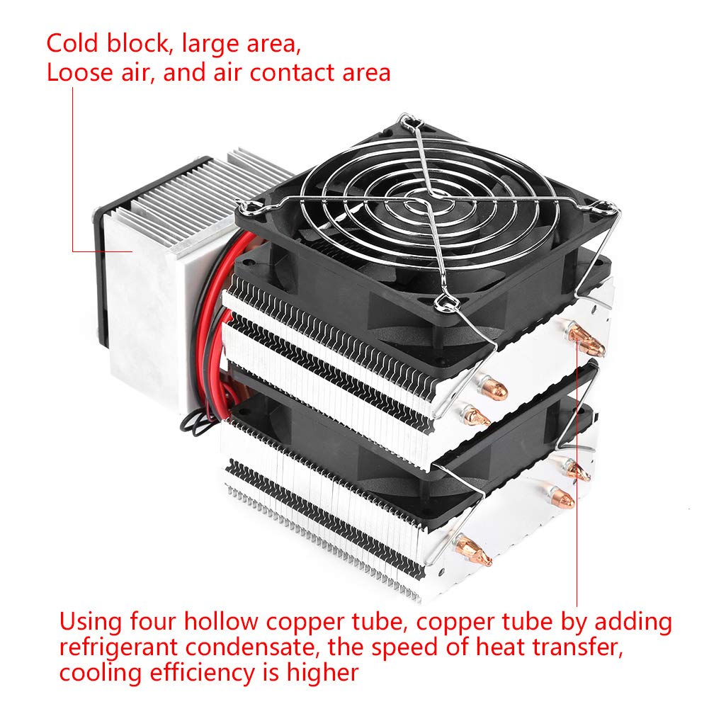 Refrigeration DIY Kits, Semiconductor Refrigeration Cooling Device Thermoelectric Cooler DIY Mini Fridge