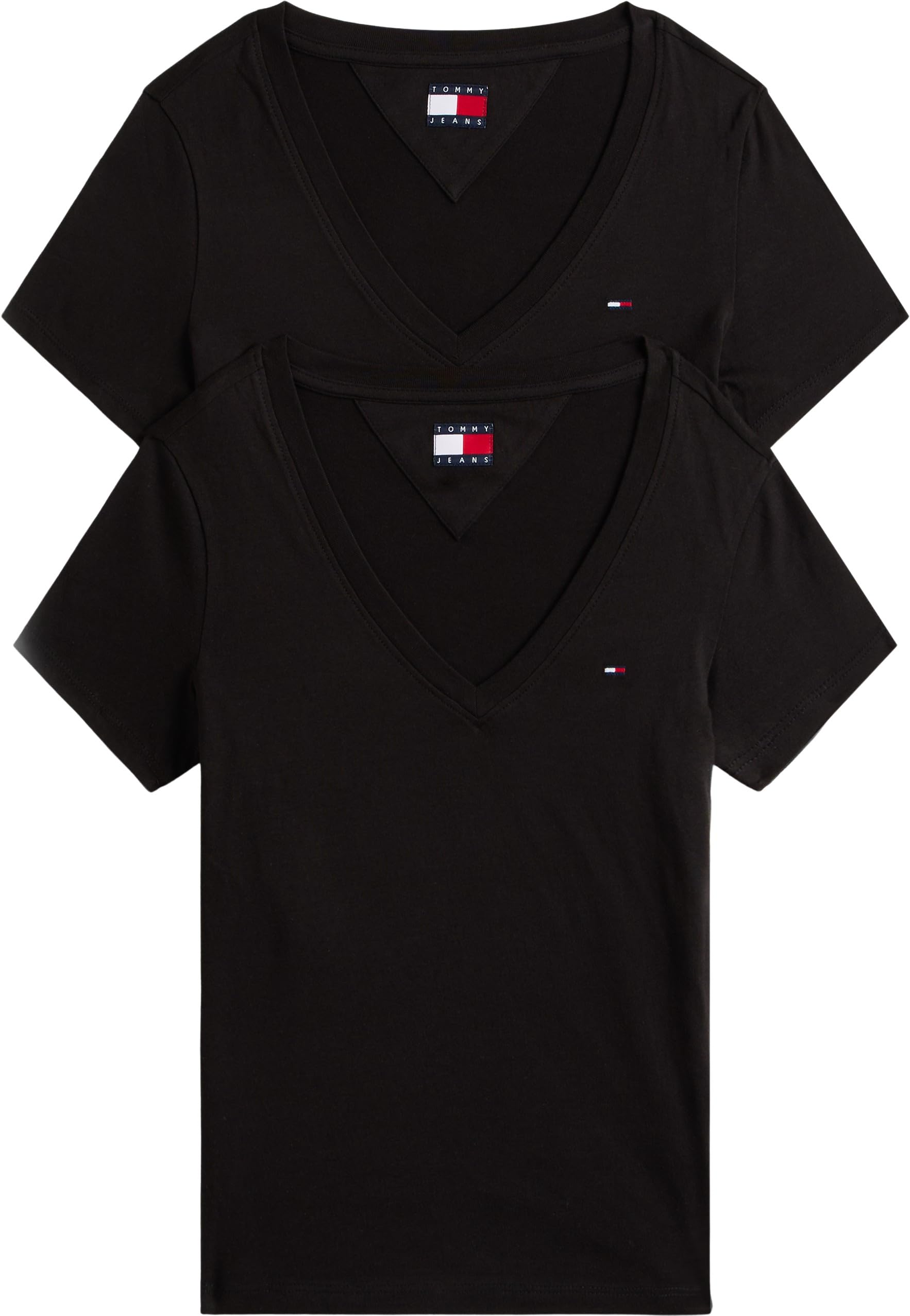 TJW 2PACK V-NECK TEE T-shirt Kadın