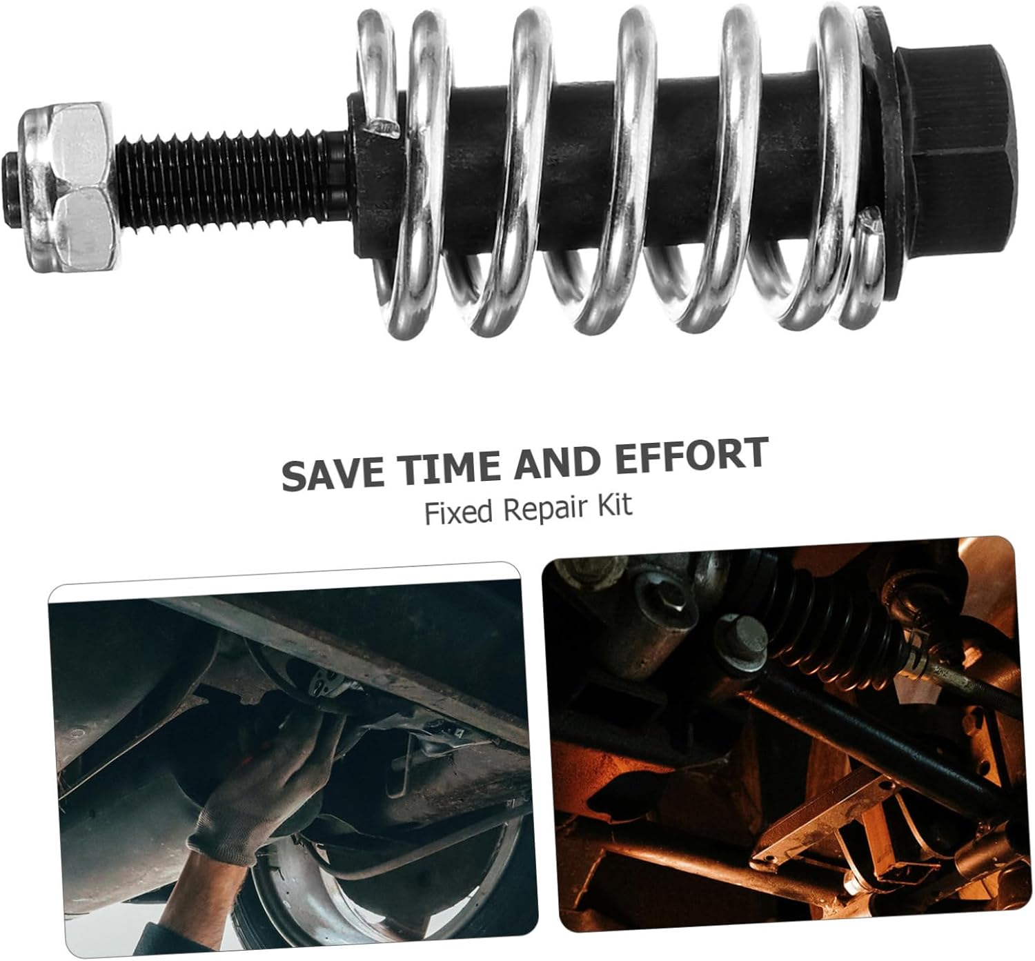 Gatuida Manifold Studs and Nuts Hardware Kit for Car Modification Durable Bolt Spring Repair Compatible with Various Models Easy Installation and Long-Lasting Performance