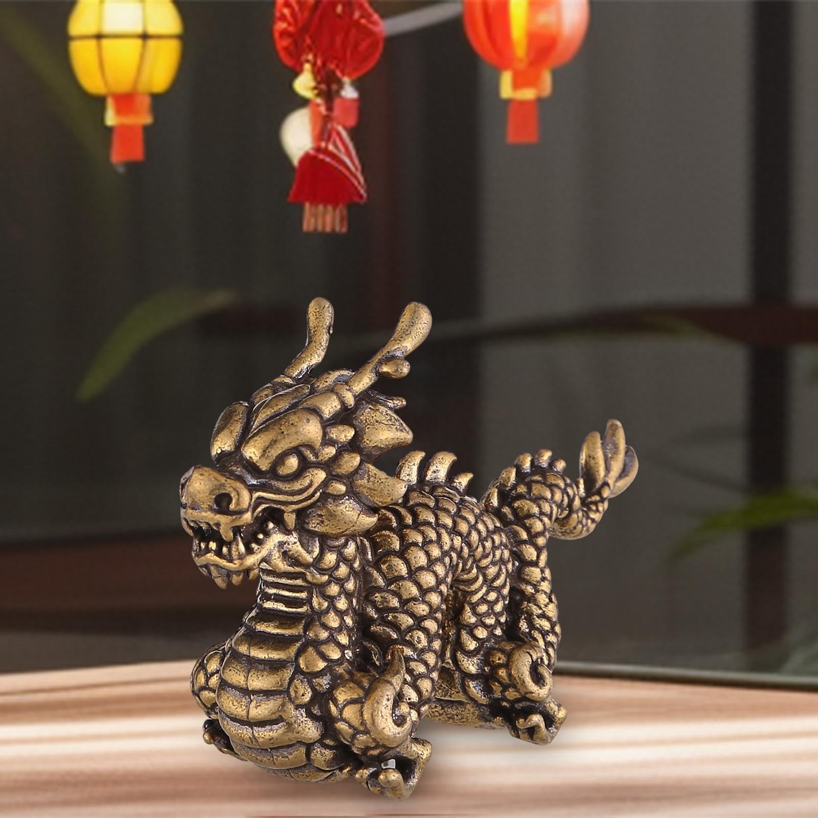 ドラゴン彫刻　置き物 Amazon.co.jp: Generic ドラゴンの像、ドラゴンの置物、グッズ、工芸品