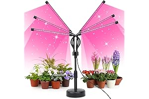 6 Head LED Grow Lights with Full Spectrum for Seed Starting
