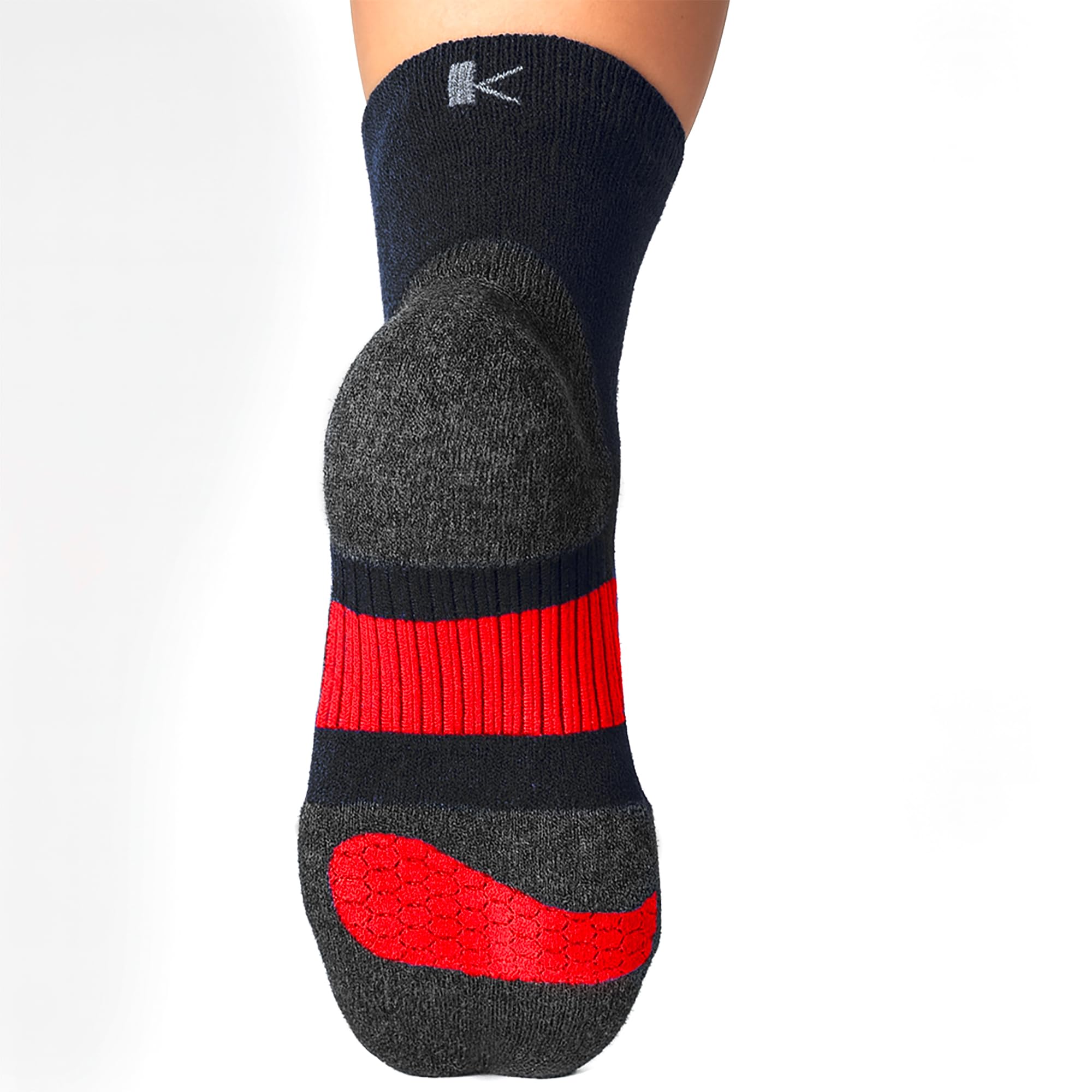 Kaiera - Trek Light - 3 Pares Calcetines Ligeros de Trekking de Lana Merina, Made in Italy Transpirables, Antiampollas, para Hombre y Mujer