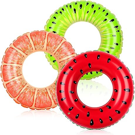 Shindel Inflatable Fruit Pool Float for Kids
