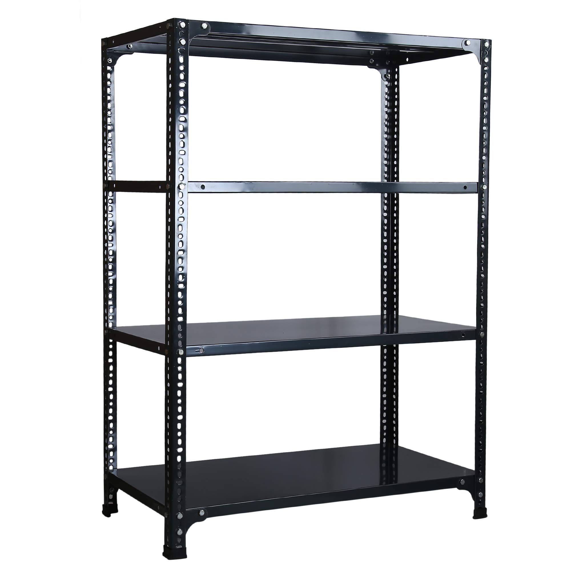 Mil-Nil Prime CRC Sheet 4 Shelf Multipurpose Storage Rack, 48 x 36 x 18 Inch, 24 Gauge (Grey) 16 Gauge Angles-image-35