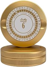 Roulette | Metal Container for Zyn, Premium Aluminum Can & Rugged Pouch Holder | Extra Capacity, Knurled Grip & Used Pouch Storage | EDC (Champagne Gold)