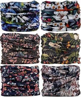 VANCROWN Headband Neck Gaiter Head Wrap Headwear Face Mask Magic Scarf Bandana for Men and Women