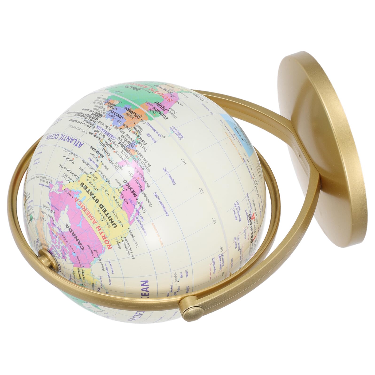 Globe terrestre rotatif idéal comme cadeau éducatif pour apprentissage à domicile