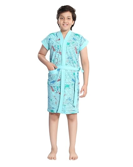 Be You Strawberry Print Kids Bath Robe_for Girls & Boys