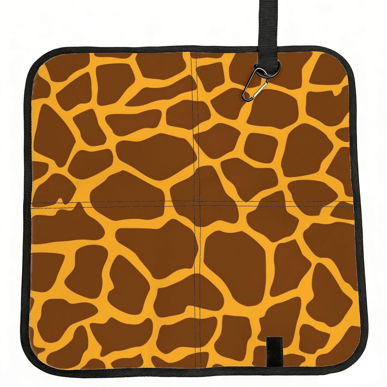 ERCgad Giraffe Print Print Foldable Seat Cushion Portable Chair Pad Lightweight Travel Outdoor Office Home