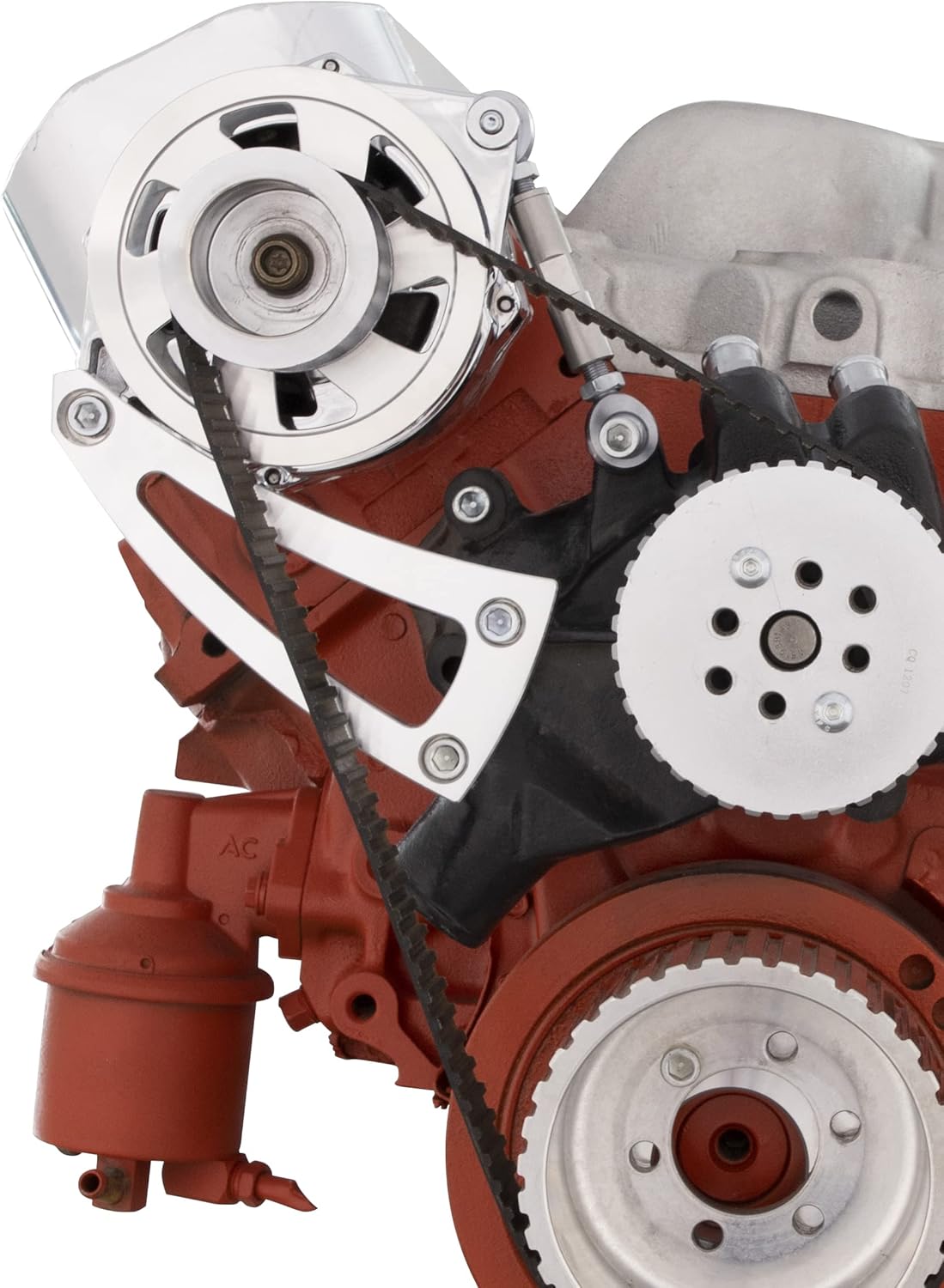 Big Block Chevy Alternator Bracket for Gilmer Drives, Long Water Pump