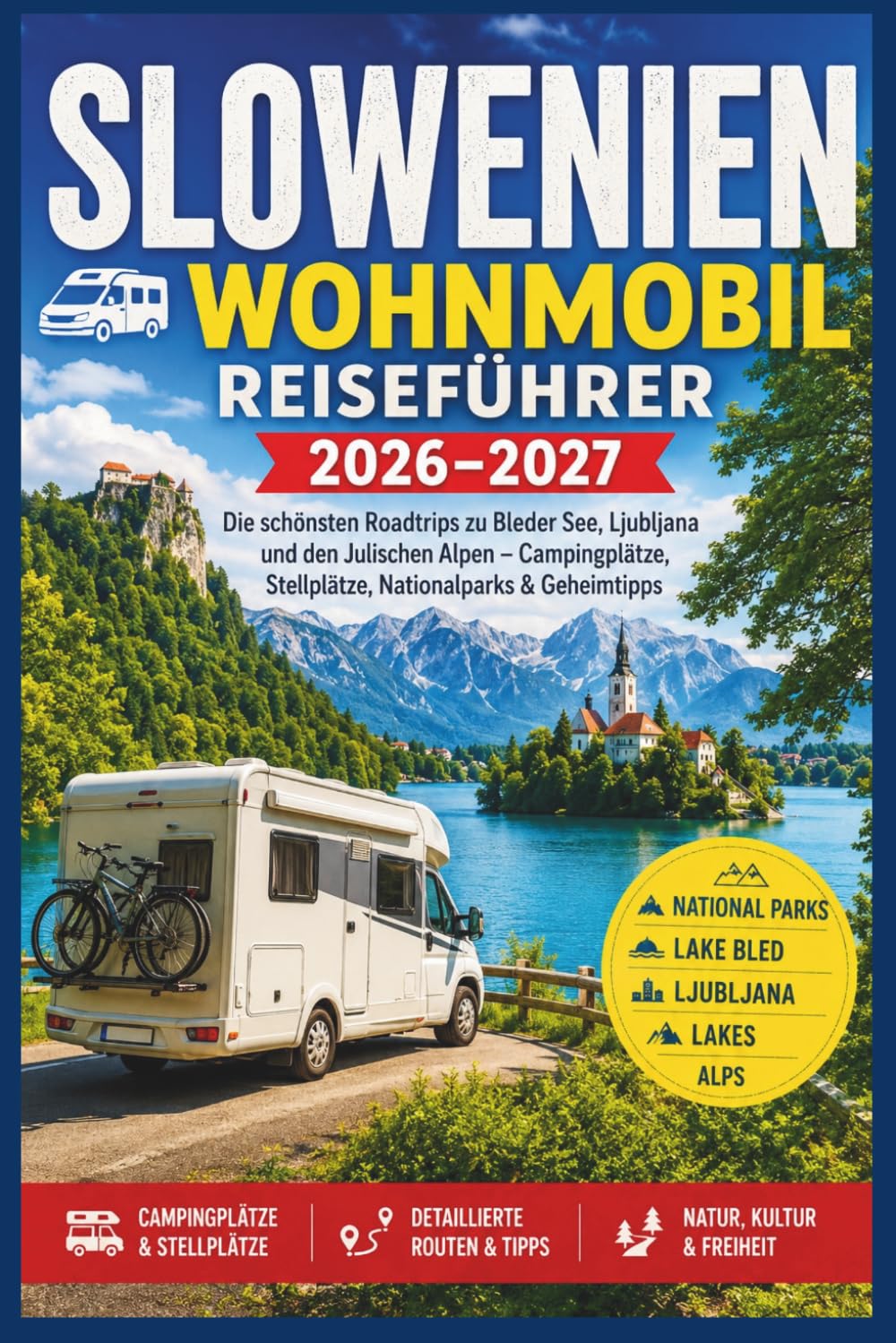 Slowenien Wohnmobil Reiseführer 2026–2027: Die schönsten Roadtrips zu Bleder See, Ljubljana und den Julischen Alpen – Campingplätze, Stellplätze, Nationalparks & Geheimtipps