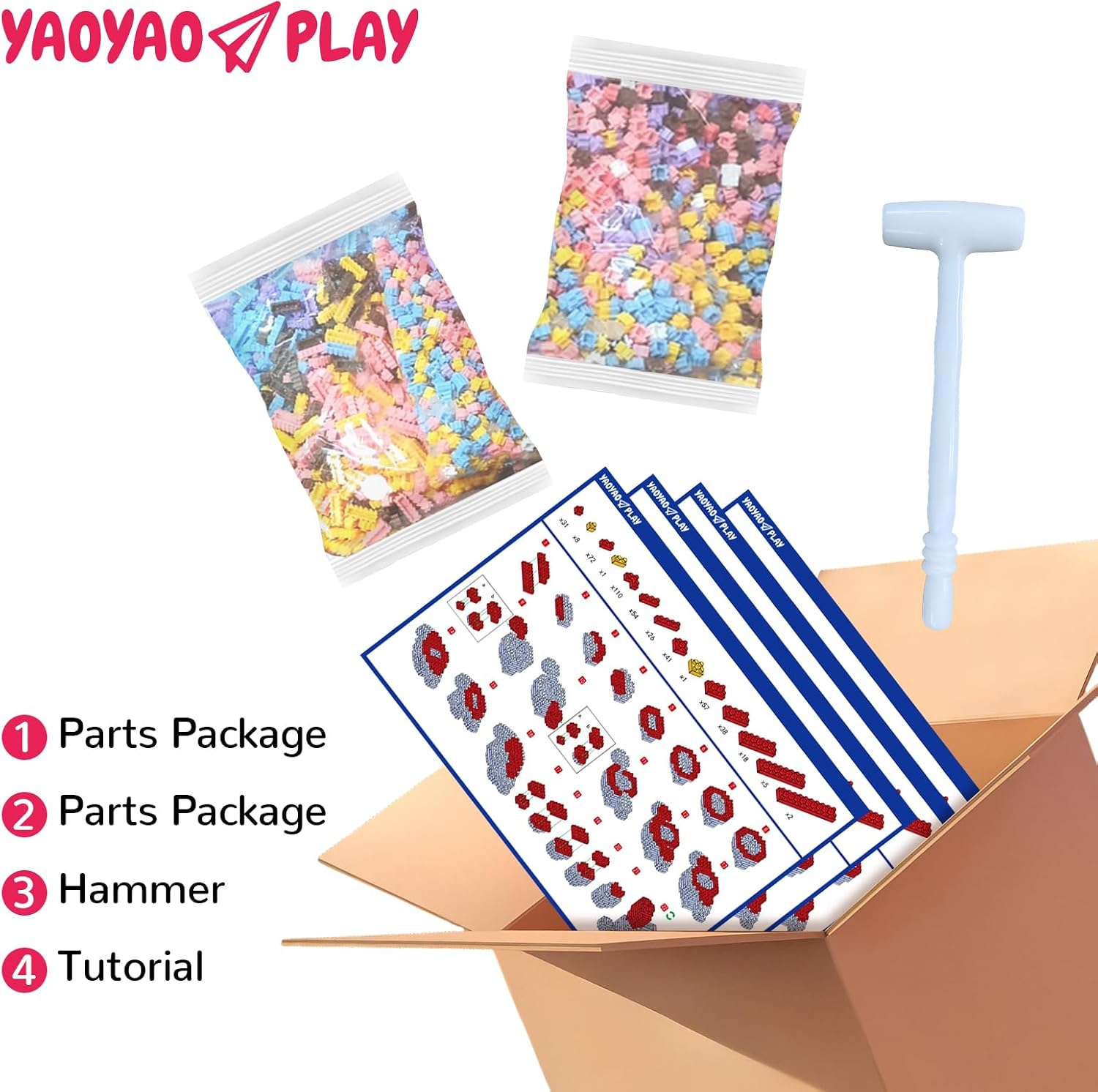 Beer Bear Building Blocks (8235 PCS), 3D Micro Animal DIY Bear Building Blocks for Adults & Teenager, Creative Toys Ideal Gift for Family & Friends