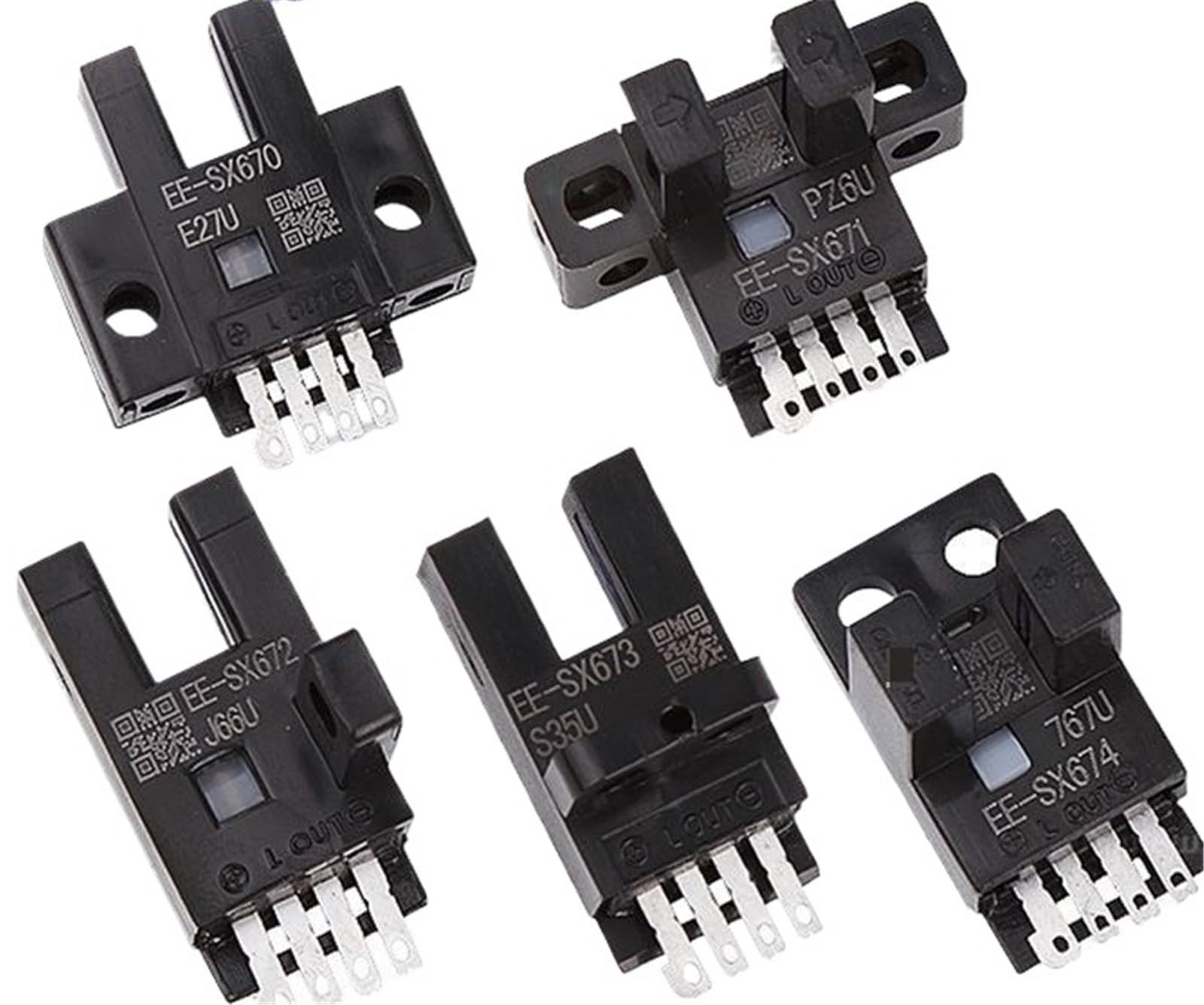 SBSSYVLMV 10PCS EE-SX670 EE-SX671 EE-SX672 EE-SX673 EE-SX674 EE-SX670A EE-SX671A EE-SX672A EE-SX673A Photoelectric Switch Sensors(Ee-sx670)