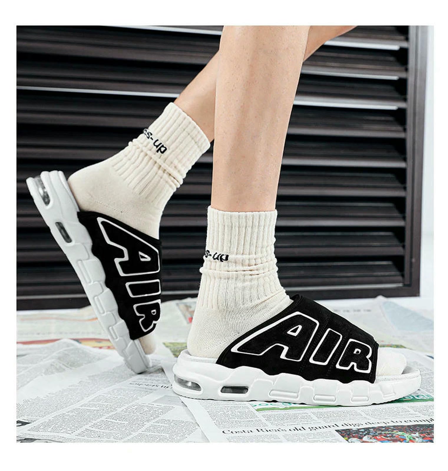 Zapatillas Masculinas Al Aire Libre Suaves, Antideslizantes, Suelas Gruesas, Ropa De Baño