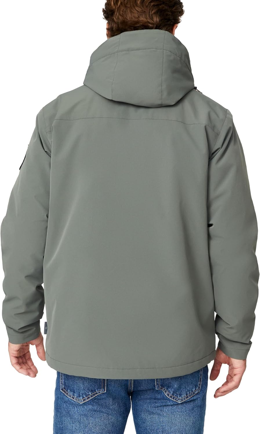 Free Country Men's 3 in 1 Winter Softshell Ski Jacket Water and Wind Resistant Coat Warm Insulated Hooded for Men-Patrol - Image 2