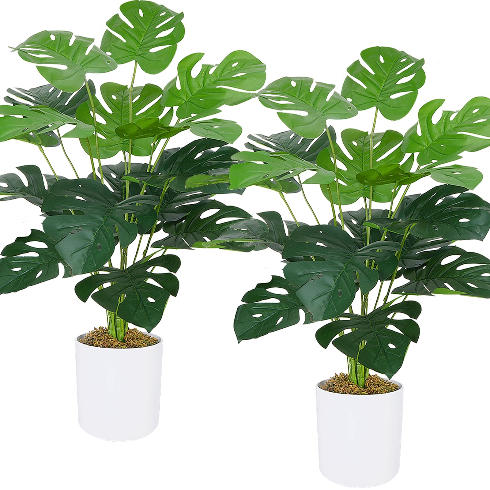 Monstera faux monstera sans entretien plantes artificielles interieur en pot