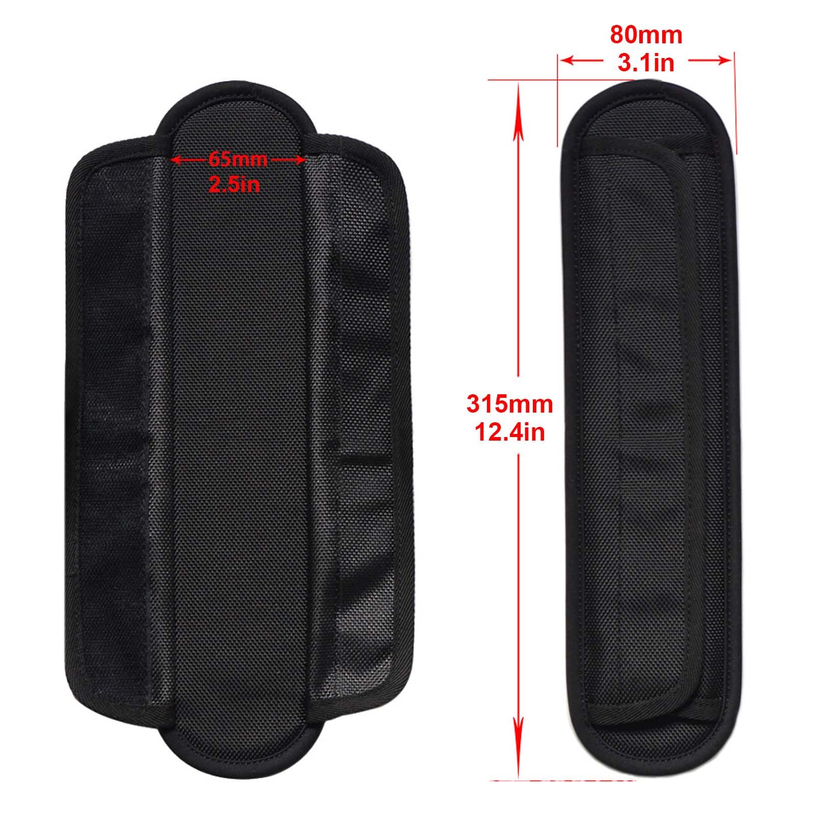 Imbottitura per Tracolla Borsa, Imbottitura per Tracolla Chitarra Nera, Rimovibile, Antiscivolo, 31,5 x 8 cm Cuscino per Tracolla per Auto, Zaino, Chitarre, Borse da Viaggio