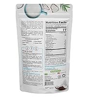 Vista 2 de Essenzefruits Leche de coco orgánica pura en polvo, sin maltodextrina premium, sin azúcar añadida, sin lácteos, orgánica USDA, vegana, apta