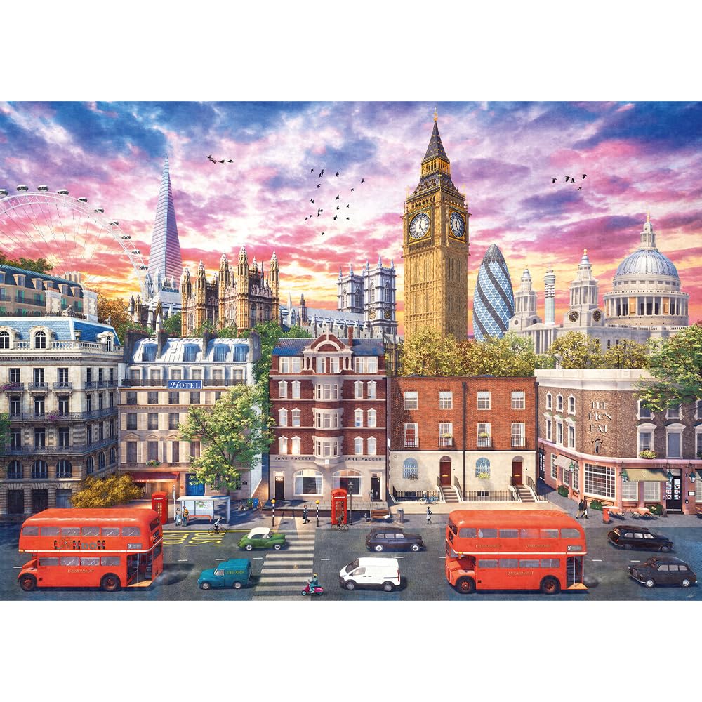 Amazon.com: Trefl Walking Around London 4000 Piece Jigsaw Puzzle