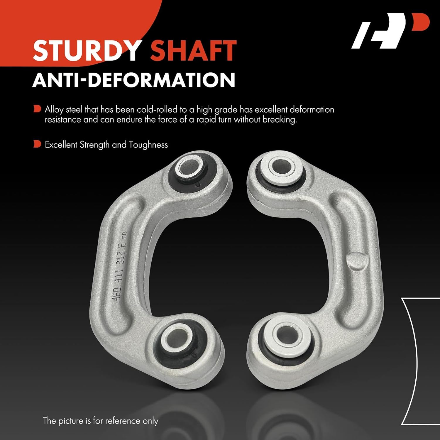 A-Premium 2 x Front Sway Bar Links Stabilizer Bar Links, Compatible with Audi A6 2006-2011, A6 Quattro 2005-2011, A8 Quattro 2004-2010, S6 2007-2011, S8 2007-2009 & Volkswagen Phaeton 2004-2006