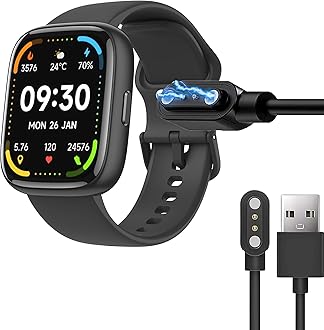 IDW17, IDW20, IDW21, IDW23, IDW25, IDW26 Smart Watch Charger, Magnetic USB Replacement Charging Cable Compatible with IDW17, IDW20, IDW21, IDW23, IDW25, IDW26 Smart Watch