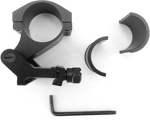 Miniatura 2 de Ade Advanced Optics Quick Flip to Side 90 grados 1.181 in1 pulgada QD Pivot táctico FTS montaje con insertos de 1 pulgada para